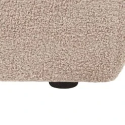 AGERUP - Fauteuil - Beige - Bouclé -Meubelpromotie 128a5a4cba0e47fca420330ffe720173