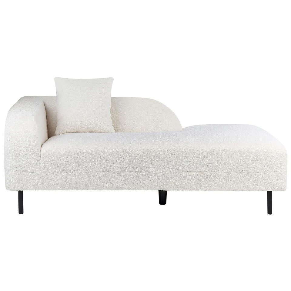 LE CRAU - Chaise Longue - Wit - Linkerzijde - Polyester 7 LE CRAU - Chaise Longue - Wit - Linkerzijde - Polyester - Afbeelding 5