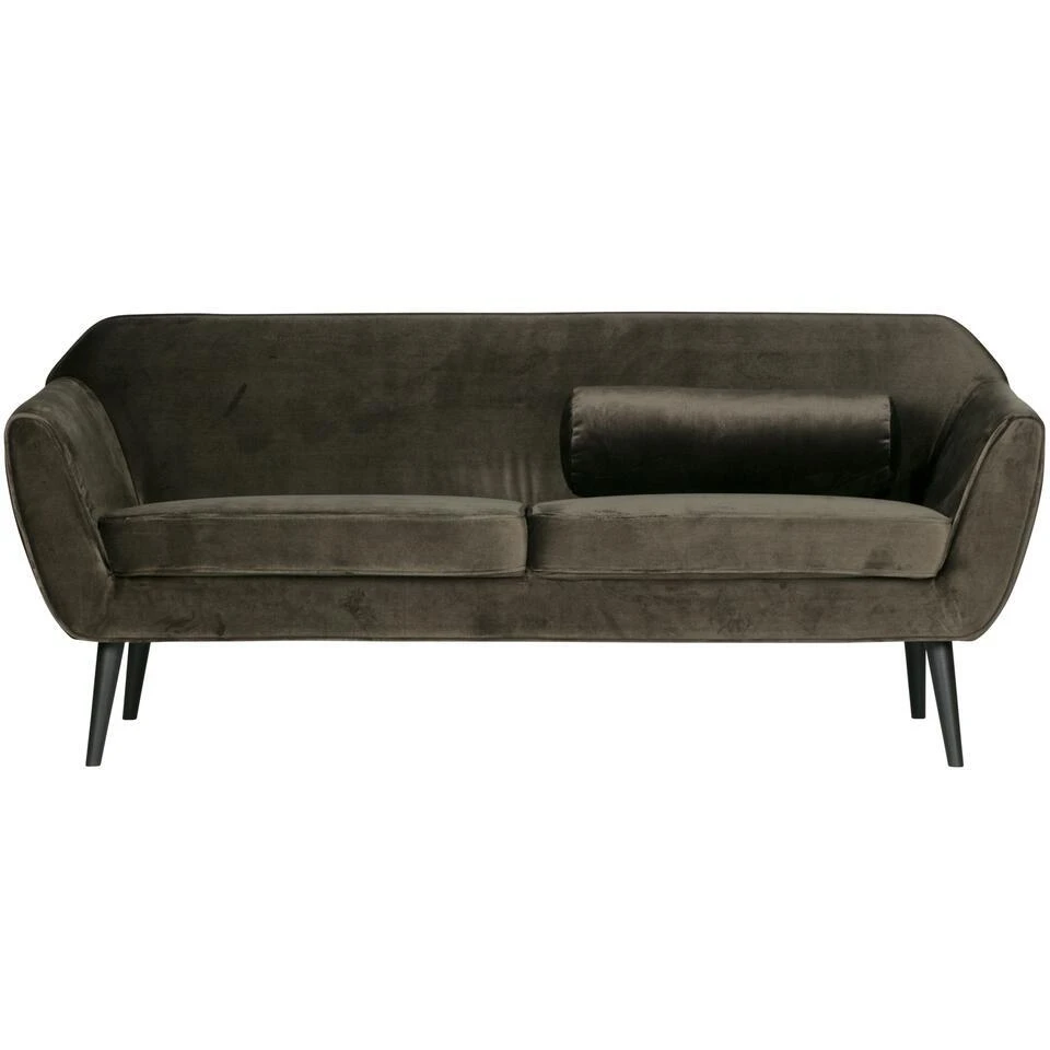 WOOOD Rocco 2-Zits Bank - Velvet - Warm Groen - 75x187x82 7 WOOOD Rocco 2-Zits Bank - Velvet - Warm Groen - 75x187x82 - Afbeelding 5
