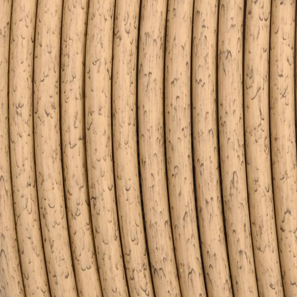 VidaXL - Loungeset - Antraciet - Poly Rattan - 3 Stuks - Met Kussens 10 VidaXL - Loungeset - Antraciet - Poly Rattan - 3 Stuks - Met Kussens - Afbeelding 8