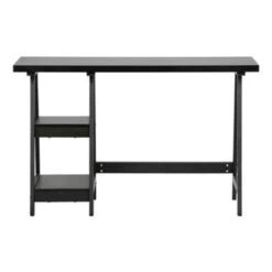 WOOOD Duco Bureau - Mdf - Zwart - 74x119x51