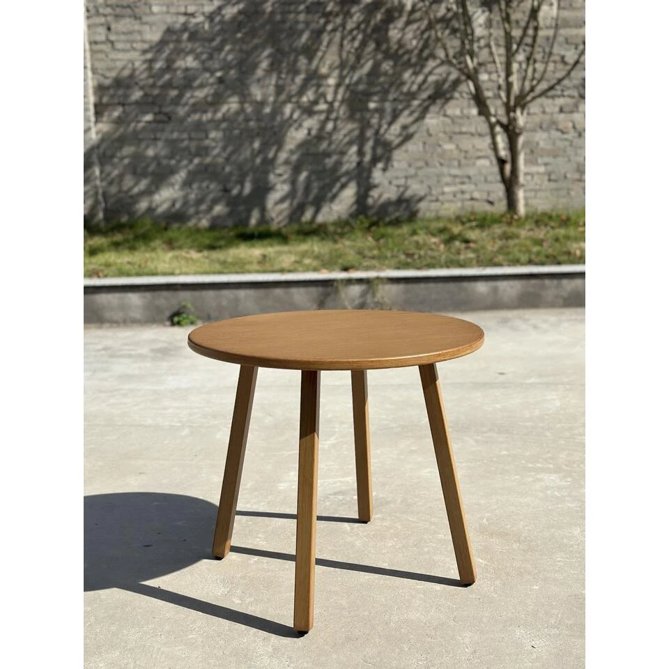 Sens-Line - Porto Sidetable ø58cm - Aluminium - Houtpatroon 4 Sens-Line - Porto Sidetable ø58cm - Aluminium - Houtpatroon - Afbeelding 2