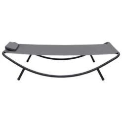 VidaXL Tuinbed 200x90 Cm Staal Grijs -Meubelpromotie 1658112738 0102