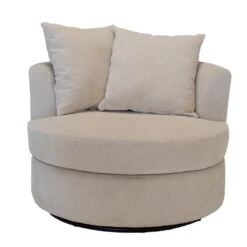 Fauteuil Beige Stof - Zithoogte 45cm - Thony Luxe -Meubelpromotie 165ab6a5ed6946e0bea584f645a8098e