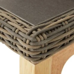 Tectake Wicker Bartafel Lovas Met 4 Stoelen Latina, Natuur -Meubelpromotie 1678ad26d1bb4c5abdee314dc48da571 1