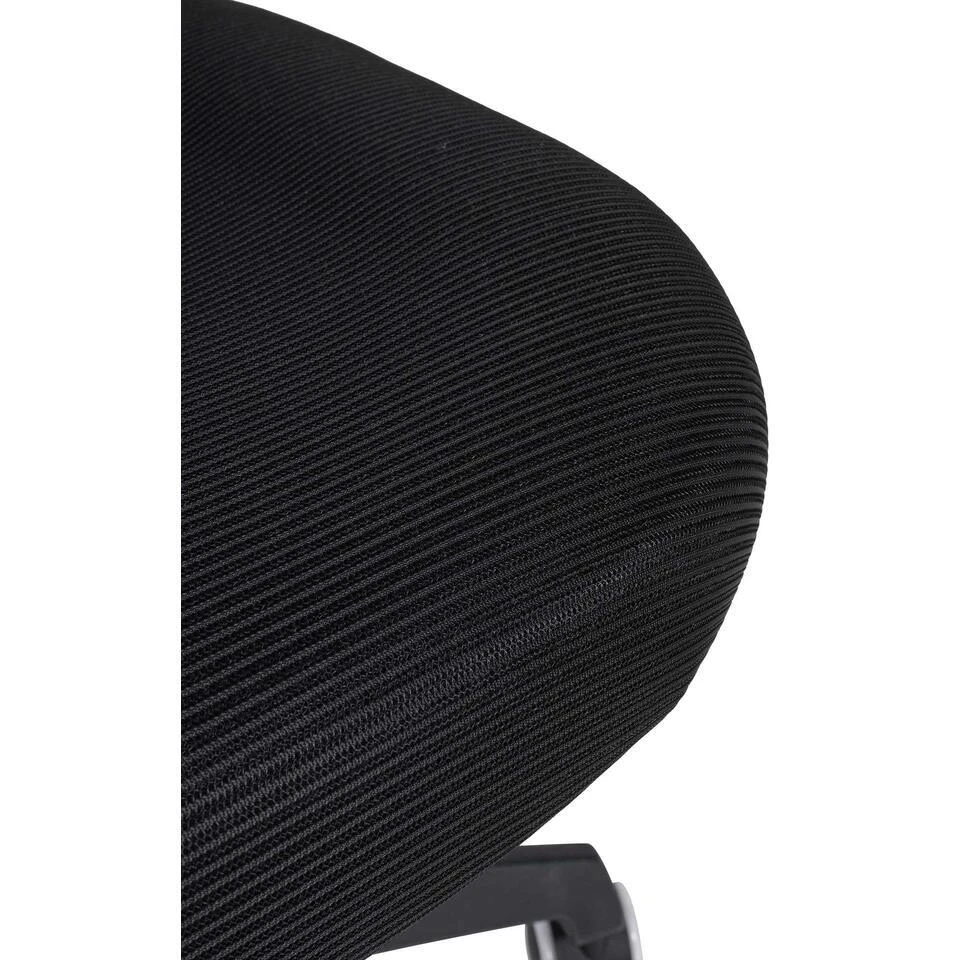 CLP Bureaustoel Hudson Stof - Zwart 8 CLP Bureaustoel Hudson Stof - Zwart - Afbeelding 6