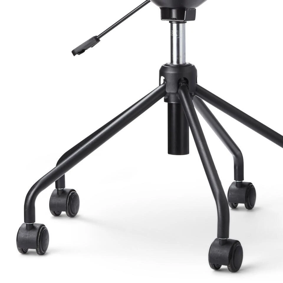 Nolon Nout-Liz Bureaustoel Zwart - Lichtgrijs Kussen - Zwart Onderstel 7 Nolon Nout-Liz Bureaustoel Zwart - Lichtgrijs Kussen - Zwart Onderstel - Afbeelding 5