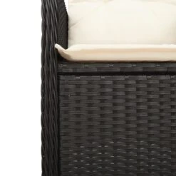 VidaXL - Tuinstoel Verstelbaar Met Kussens - Zwart - Poly Rattan 19 VidaXL - Tuinstoel Verstelbaar Met Kussens - Zwart - Poly Rattan -Meubelpromotie 17a18f1f19fb4c7289e1fb4008c415a3