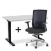 MRC COMFORT Set - Zit-sta Bureau + Stoel - 140x80 - Grijs 1 MRC COMFORT Set - Zit-sta Bureau + Stoel - 140x80 - Grijs -Meubelpromotie 1842845966