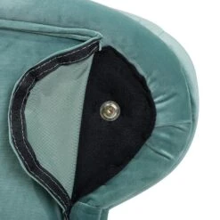 NIMES - Chaise Longue - Mintgroen - Linkerzijde - Fluweel -Meubelpromotie 1884b1ca14534752b5209c16fe7b2a5d