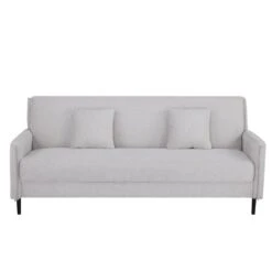 Slaapbank 3-Zits - Stof Beige - Zithoogte 47cm - 200x85x87cm - Torvi -Meubelpromotie 18882689eec64fa7890ec9874023944f