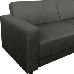 Allie II - Slaapbank 3-zits In Antraciet Stof -Meubelpromotie 18b1f90699b548949b2c4bc4232efbec