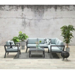 Garden Impressions San Luis Loungestoel - Mint Grijs 8 Garden Impressions San Luis Loungestoel - Mint Grijs -Meubelpromotie 1945392173 0102