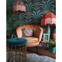 Beliani Hocker LUBBOCK - Blauw Fluweel 9 Beliani Hocker LUBBOCK - Blauw Fluweel -Meubelpromotie 1976426725 0103