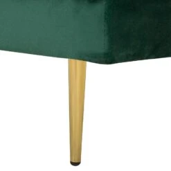 MIRAMAS - Chaise Longue - Smaragdgroen - Rechterzijde - Fluweel -Meubelpromotie 1a38b149f43a4f11a3964b56c30e68c4