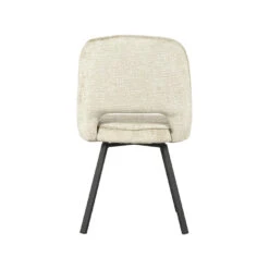 LABEL51 Eetkamerstoel Lewis Beige Fluweel - Set Van 2 -Meubelpromotie 1ab6bb1ae20146ceb680cc40c03bc829