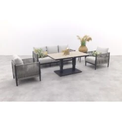 GI Diamo/Cyprus Verstelbare Stoel/bank Lounge-diningset - Carbon Black/Zand 26 GI Diamo/Cyprus Verstelbare Stoel/bank Lounge-diningset - Carbon Black/Zand -Meubelpromotie 1bb3b0989517428299bedb819427a5c4