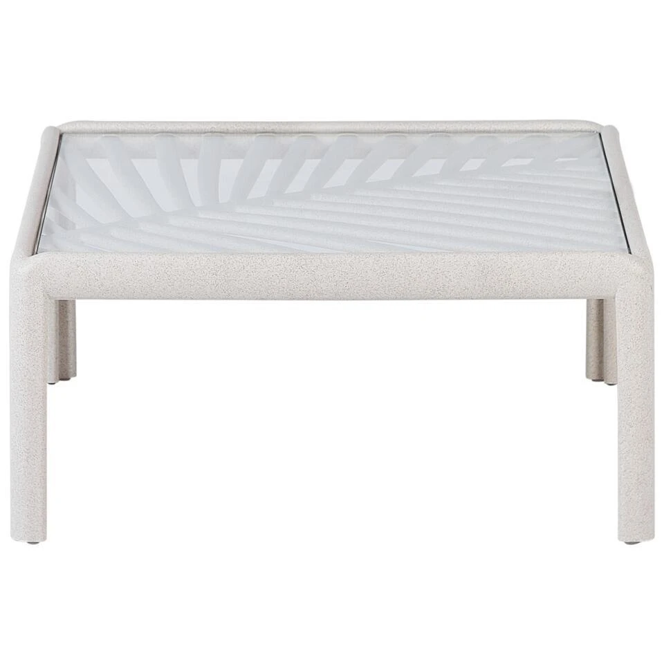 FERRETTI - Salontafel - Lichtbeige - 69 X 69 Cm - Synthetisch 12 FERRETTI - Salontafel - Lichtbeige - 69 X 69 Cm - Synthetisch - Afbeelding 10