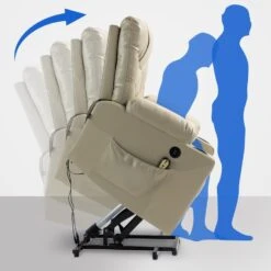 CLP Fauteuil Andover Zwart Frame - Kunstleer - Creme -Meubelpromotie 1e31c35510db45248840d5c0dec066a5