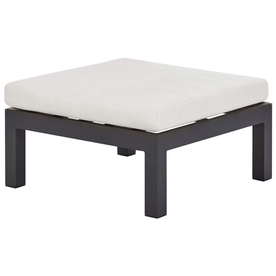 MESSINA - Loungeset Voor 5 - Zwart/Wit - Aluminium 12 MESSINA - Loungeset Voor 5 - Zwart/Wit - Aluminium - Afbeelding 10