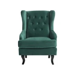 Beliani Oorfauteuil ALTA - Groen Fluweel 9 Beliani Oorfauteuil ALTA - Groen Fluweel -Meubelpromotie 1ed183b836fd47ddb03cdb57aa36e734