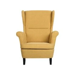 Beliani Oorfauteuil ABSON - Geel Polyester 9 Beliani Oorfauteuil ABSON - Geel Polyester -Meubelpromotie 1f623f44f88e4f4ba772e4f2c7256029
