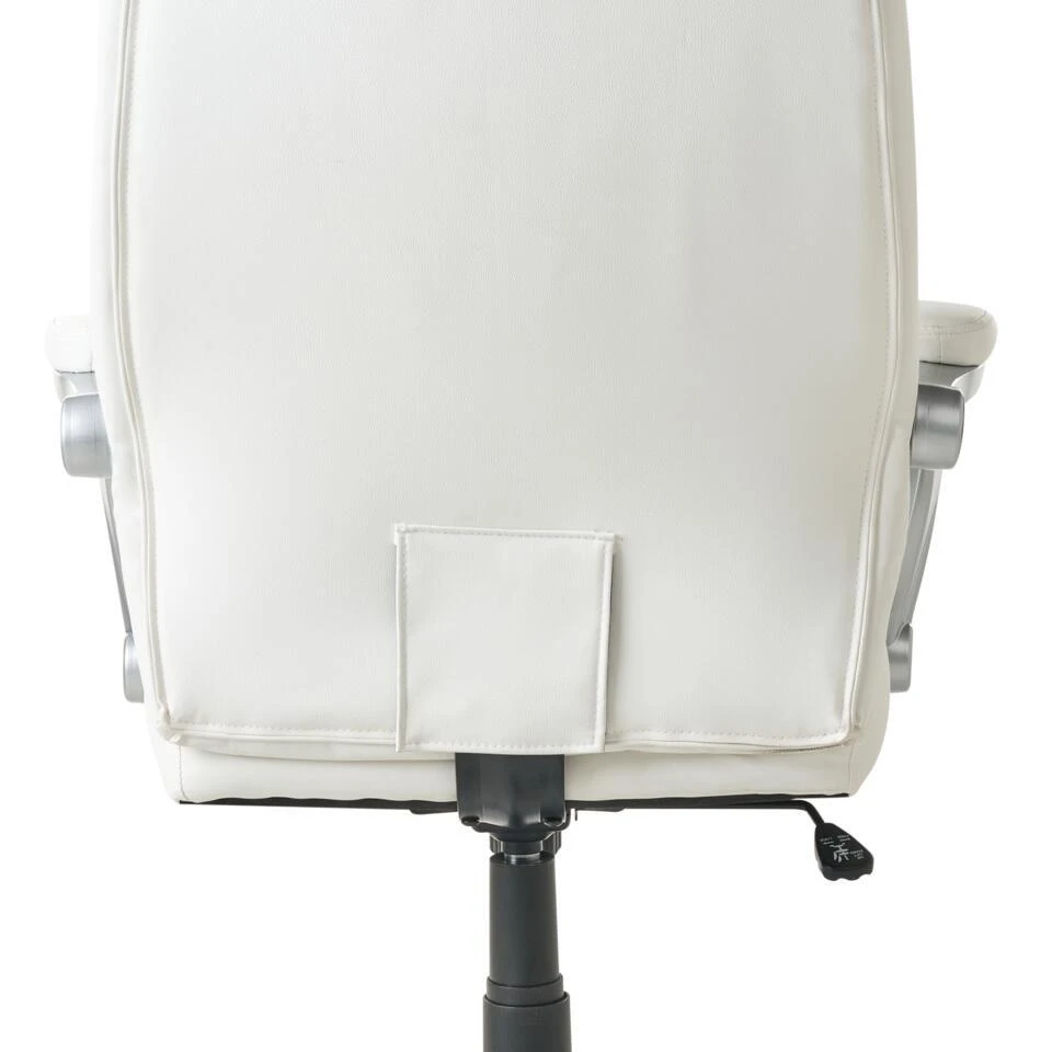 CHIEF - Bureaustoel - Off-white - Kunstleer 12 CHIEF - Bureaustoel - Off-white - Kunstleer - Afbeelding 10