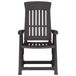 VidaXL - Verstelbare Tuinstoelen - Antraciet - Polypropyleen - 2 Stuks -Meubelpromotie 2230322961754ba1bd781b4067e9135b