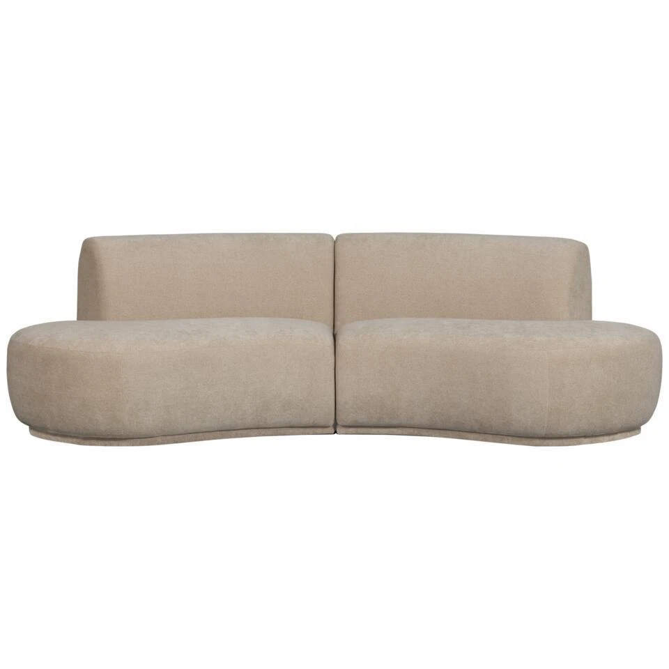 WOOOD Batavier Bank - Polyester - Naturel - 75x336x180 8 WOOOD Batavier Bank - Polyester - Naturel - 75x336x180 - Afbeelding 6