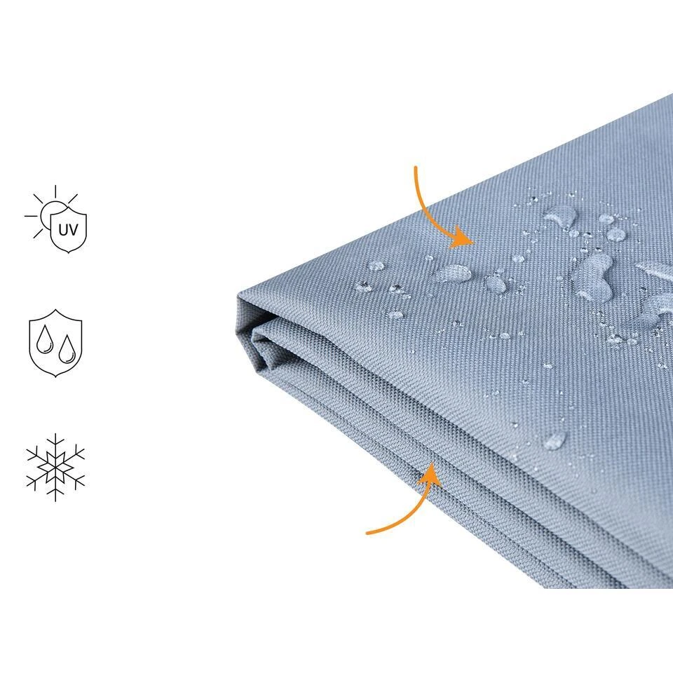 CHUVA - Beschermhoes Voor Parasol RAVENNA, ASTI II - Grijs - PVC 5 CHUVA - Beschermhoes Voor Parasol RAVENNA, ASTI II - Grijs - PVC - Afbeelding 3