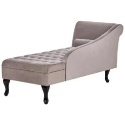 PESSAC - Chaise Longue - Taupe - Linkerzijde - Fluweel 20 PESSAC - Chaise Longue - Taupe - Linkerzijde - Fluweel -Meubelpromotie 244354faddaf499b97960faa702f83d0
