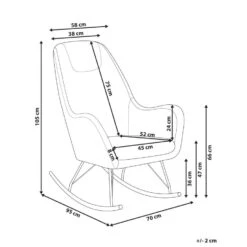 GULSELE - Schommelstoel - Beige - Bouclé 14 GULSELE - Schommelstoel - Beige - Bouclé -Meubelpromotie 247971d107ae4ec7b73cc79cfca485a7