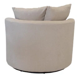 Fauteuil Beige Stof - Zithoogte 45cm - Thony Luxe -Meubelpromotie 256642280aa941f0accd58624359eb48
