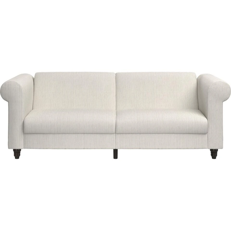 Felix II - 3-zits Slaapbank In Crèmekleurige Stof 4 Felix II - 3-zits Slaapbank In Crèmekleurige Stof - Afbeelding 2