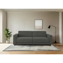 Allie II - Slaapbank 3-zits In Antraciet Stof -Meubelpromotie 26f7558ae3604b4b810e69292ce08e64