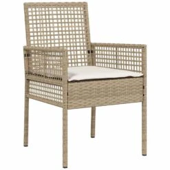 VidaXL - Tuinstoel - Beige - Poly Rattan - 53 X 60 X 85cm 15 VidaXL - Tuinstoel - Beige - Poly Rattan - 53 X 60 X 85cm -Meubelpromotie 2a3bbc6179e14cddaba11fae7b0f11d9