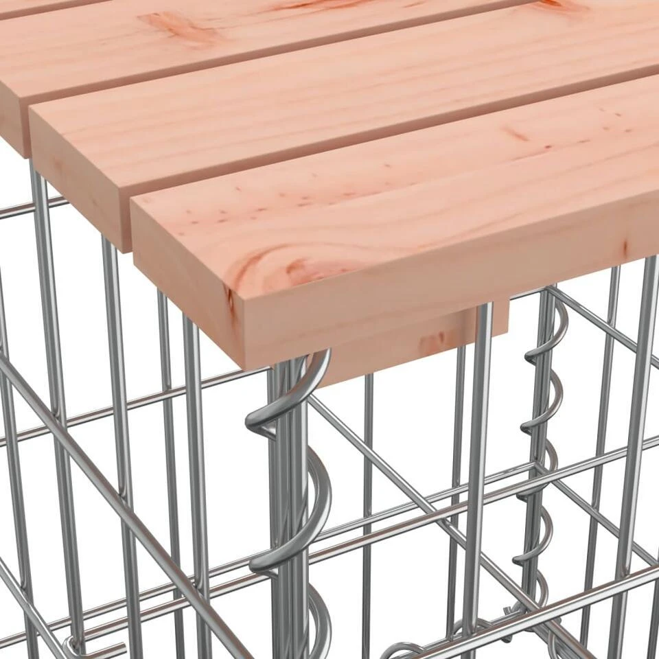 VidaXL - Tuintbank Schanskorfontwerp - Massief Douglashout - 143x71x65.5 Cm 8 VidaXL - Tuintbank Schanskorfontwerp - Massief Douglashout - 143x71x65.5 Cm - Afbeelding 6