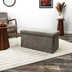 Home Deco Poef - Cocoonen - MDF/polyester - Taupe - 76 X 38 Cm 19 Home Deco Poef - Cocoonen - MDF/polyester - Taupe - 76 X 38 Cm -Meubelpromotie 2add872d80a748bd9773e03695102e38