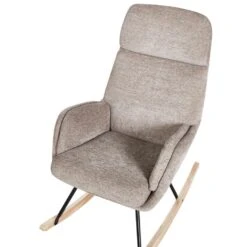 KVELIA - Schommelstoel - Taupe - Polyester 18 KVELIA - Schommelstoel - Taupe - Polyester -Meubelpromotie 2ae5fbede2fe40818e0a3c9c666fe237