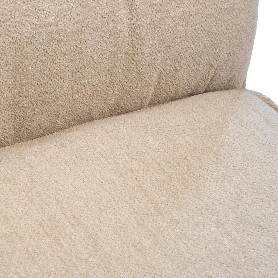 Eetkamerbank Rechthoek - Beige Stof - 160x60x88cm - Harper 5 Eetkamerbank Rechthoek - Beige Stof - 160x60x88cm - Harper - Afbeelding 3