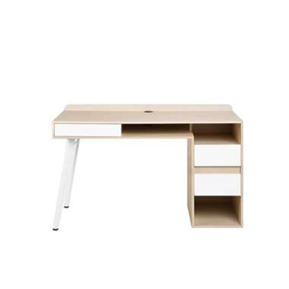 Beliani Bureau CARACAS - Wit Mdf 6 Beliani Bureau CARACAS - Wit Mdf - Afbeelding 4