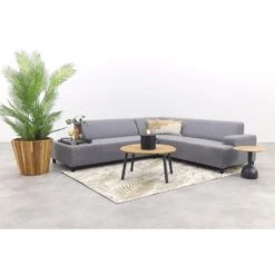 Malaga/Mindo - Hoekbank Loungeset Chaise Longue - Lichtgrijs -Meubelpromotie 2cc91c7edd64401c9c9dad2f5e9ec163