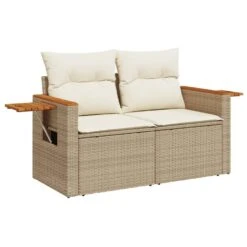 VidaXL - Tuinbank 2-zits - Beige - Poly Rattan - Met Kussens 20 VidaXL - Tuinbank 2-zits - Beige - Poly Rattan - Met Kussens -Meubelpromotie 2d320e6db87544ffacafb8d22b6459e7