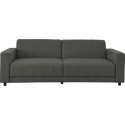 Allie II - Slaapbank 3-zits In Antraciet Stof -Meubelpromotie 2d435730d6a046d584da5845b0a8739c