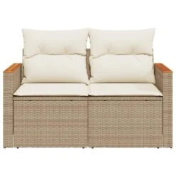 VidaXL - Tuinbank 2-zits - Beige - Poly Rattan - Met Kussens 16 VidaXL - Tuinbank 2-zits - Beige - Poly Rattan - Met Kussens -Meubelpromotie 2d95813d608a4c2cb0c3c6f036756449
