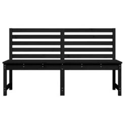 VidaXL - Tuinbank - Zwart - Grenenhout - 157.5 Cm 12 VidaXL - Tuinbank - Zwart - Grenenhout - 157.5 Cm -Meubelpromotie 2dba9f1450aa449eb735dc70c0be627e
