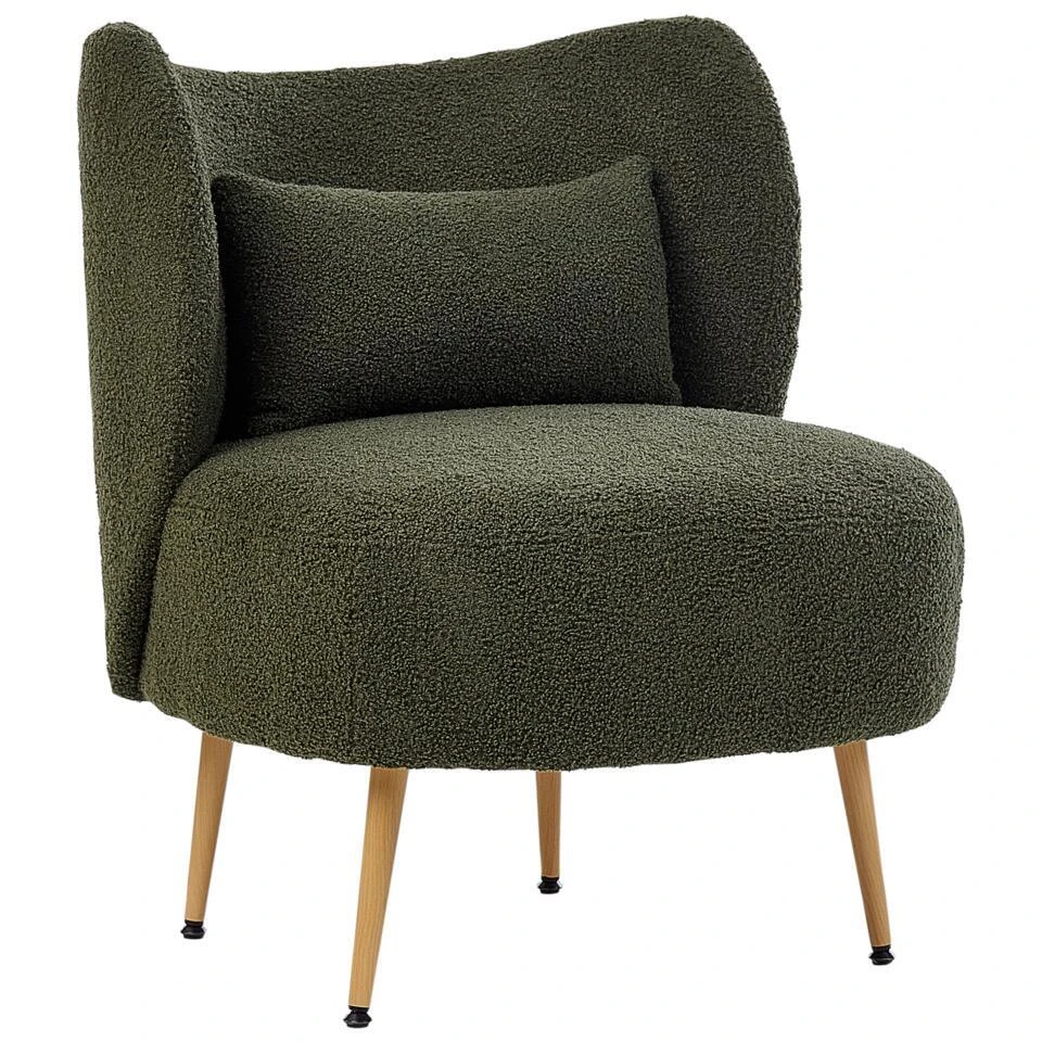 OTSBY II - Fauteuil - Donkergroen - Bouclé 7 OTSBY II - Fauteuil - Donkergroen - Bouclé - Afbeelding 5