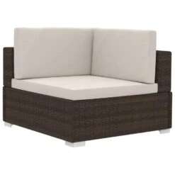 VidaXL 3-delige Loungeset Met Kussens Poly Rattan Bruin 8 VidaXL 3-delige Loungeset Met Kussens Poly Rattan Bruin -Meubelpromotie 2ebb49f6e03c4bd8bfe50f1014604059