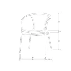 WOOOD Weston Stoelen Buiten - Rattan/Metaal - Jungle - Set Van 4 21 WOOOD Weston Stoelen Buiten - Rattan/Metaal - Jungle - Set Van 4 -Meubelpromotie 2f65b1a916ec4ca1b3662233a5e34c1c