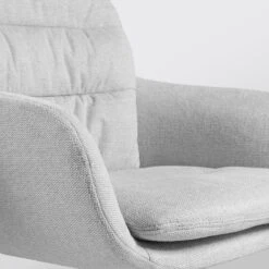 Nolon Nena-Mia Eetkamerstoel Grijs - Armleuning - Zwarte Houten Poten 14 Nolon Nena-Mia Eetkamerstoel Grijs - Armleuning - Zwarte Houten Poten -Meubelpromotie 2f8335bbb9dd43ff9345d72ab846ef03